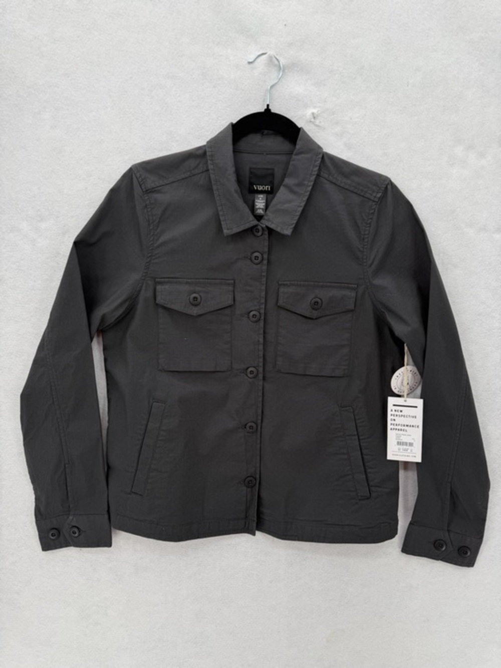 NWT Vuori Women’s Ripstop‎ Jacket Charoal VW523 Retail $98 Size Small